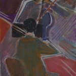Violin & Cello, pastel, 22 x 18"  SOLD
